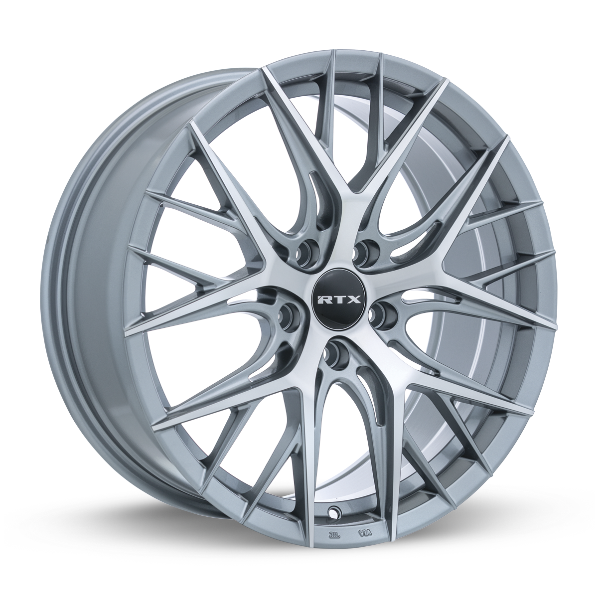 RTX Valkyrie Lite Gunmetal Machined 17x7.5 +40 5x114.3mm 73.1mm - Wheelwiz