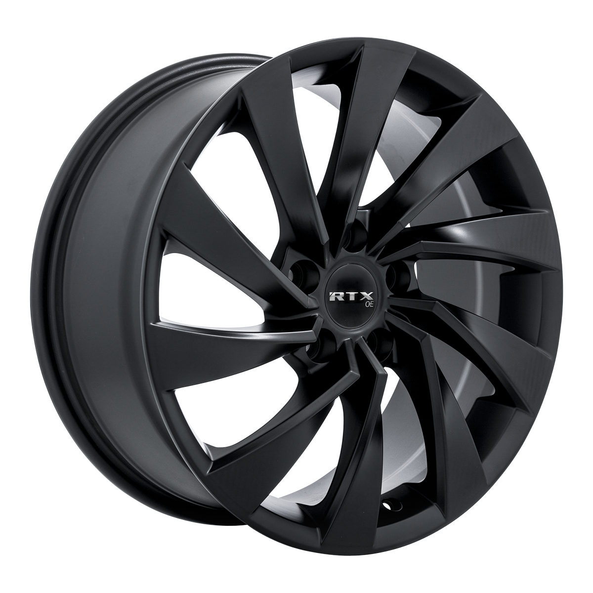 RTX Varel Satin Black 18x8 +38 5x112mm 57.1mm - Wheelwiz
