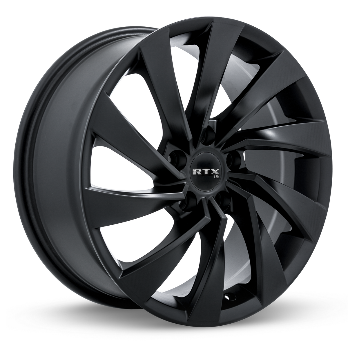 RTX Varel Satin Black 18x8 +38 5x112mm 57.1mm - Wheelwiz
