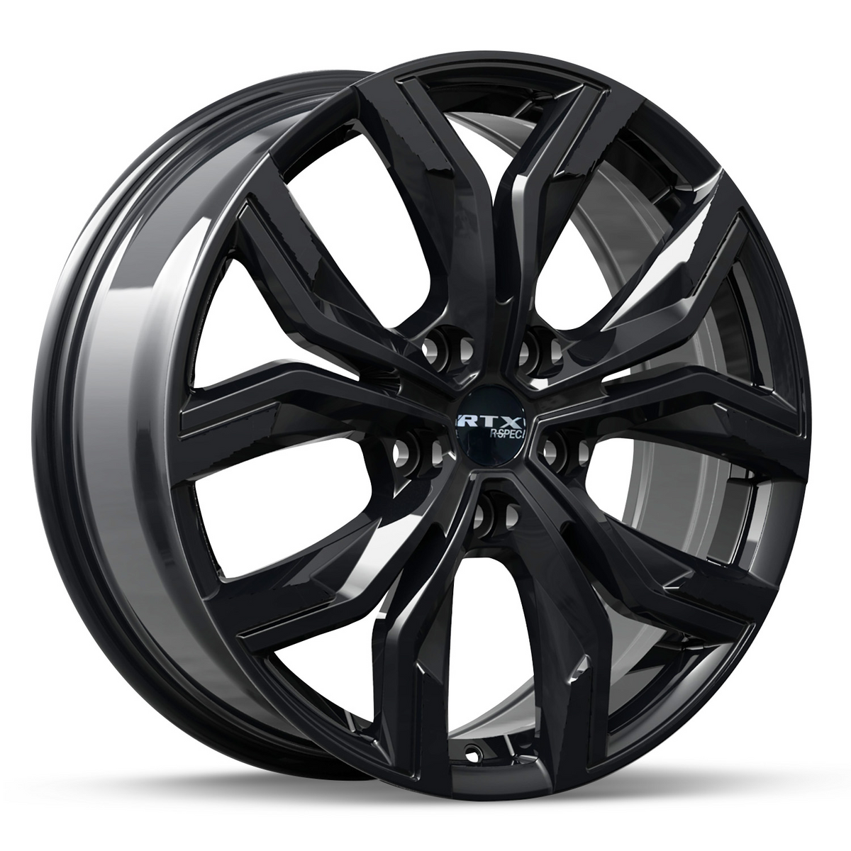 RTX Venom Gloss Black 18x7.5 +42 5x114.3mm 64.1mm