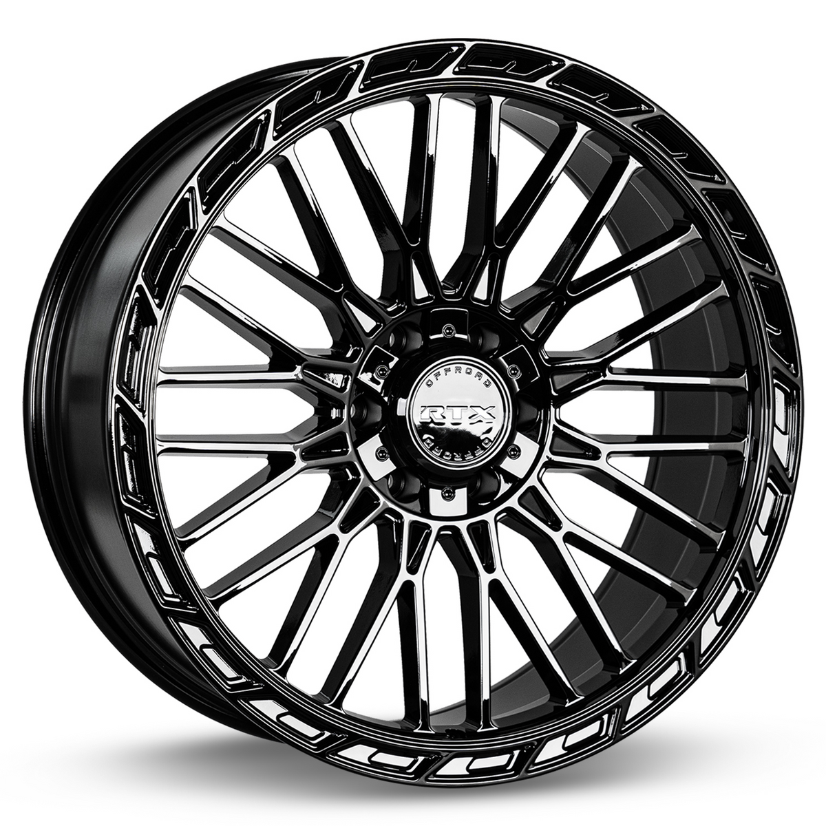 RTX Vice Gloss Black 22x9 +18 6x135|6x139.7mm 106.1mm - Wheelwiz