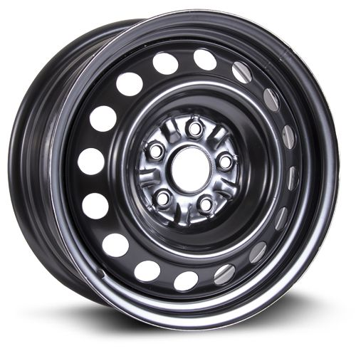 Steel Black 16x6.5 +40 5x114.3mm 56.1mm - WheelWiz