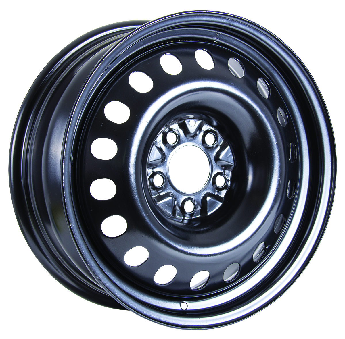 Steel Black 17x7 +40 5x114.3mm 71.5mm - WheelWiz