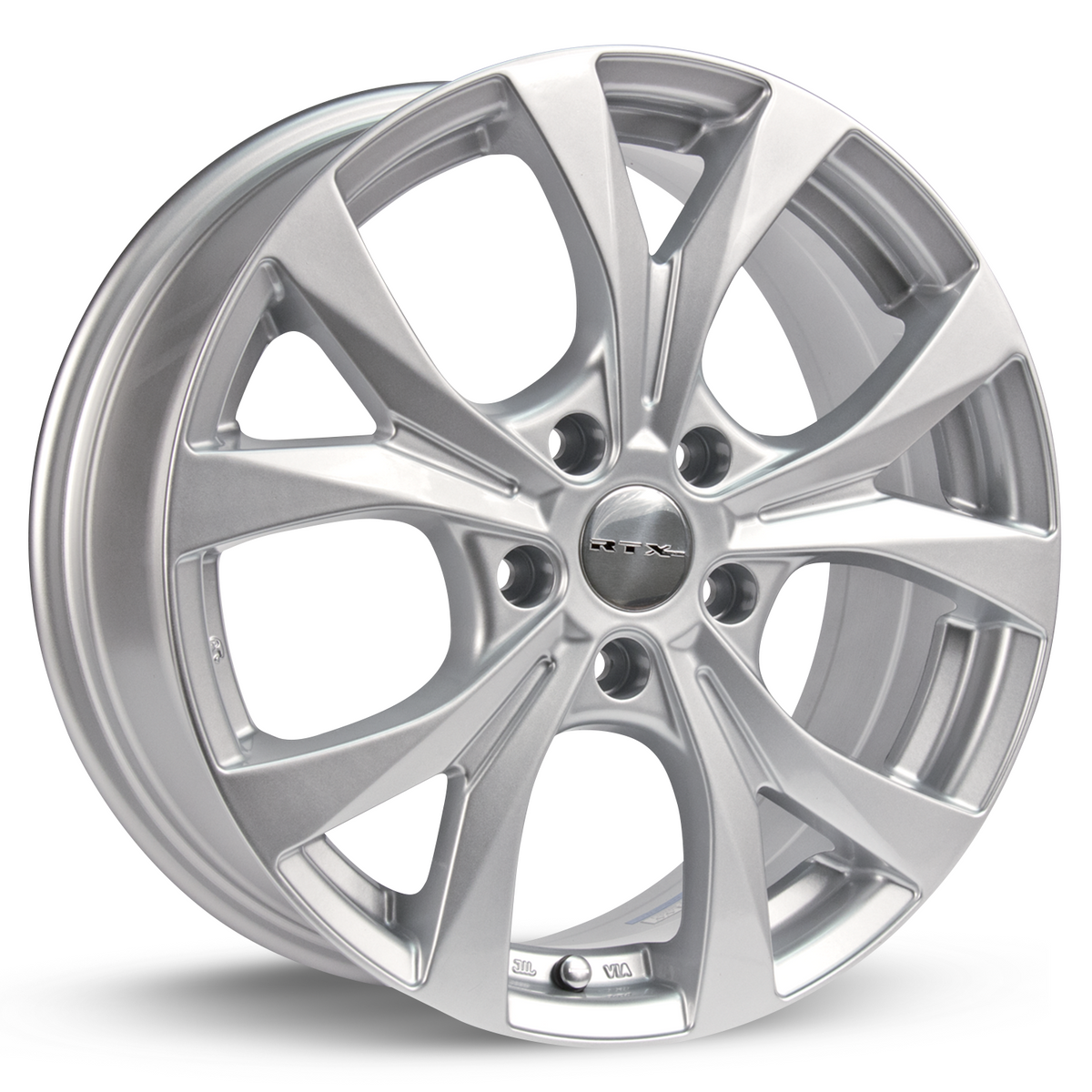 RTX Yamada Silver 17x7 +55 5x114.3mm 64.1mm - Wheelwiz