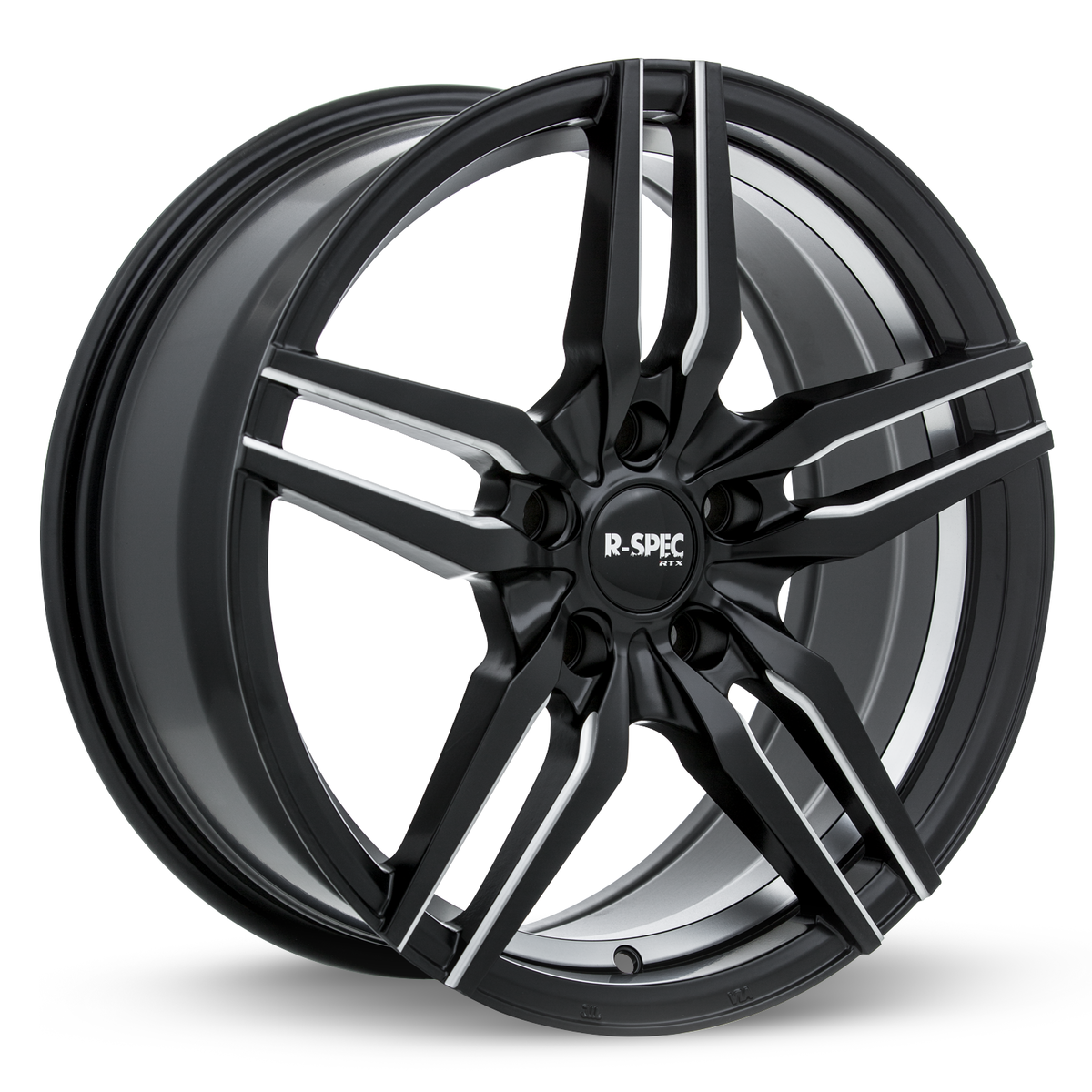 RTX Zenith Satin Black Milled 17x7.5 +40 5x114.3mm 73.1mm - Wheelwiz