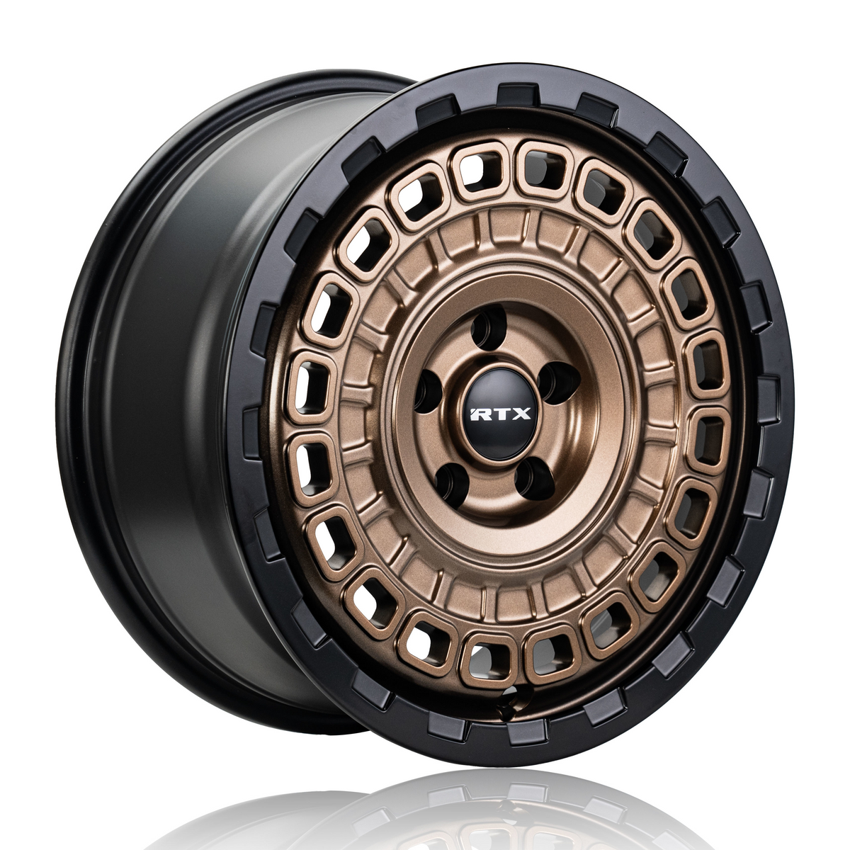 RTX Overland Satin Bronze Black Lip 17x7.5 +35 5x114.3mm 67.1mm - Wheelwiz