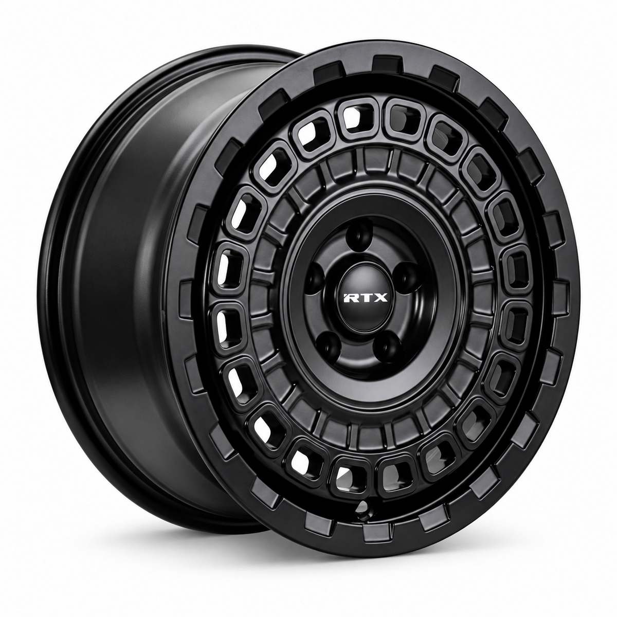 RTX Overland Satin Black 17x7.5 +35 5x114.3mm 67.1mm - Wheelwiz