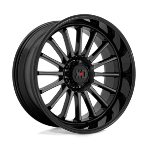 XD Series XD857 WHIPLASH Gloss Black W/ Gray Tint 22x10 -18 6x135mm 87.1mm - Wheelwiz