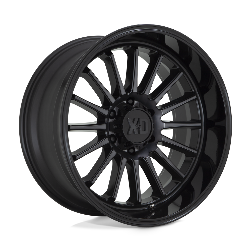 XD Series XD857 WHIPLASH Gloss Black With Gray Tint 22x10 -18 5x127mm 71.5mm - WheelWiz