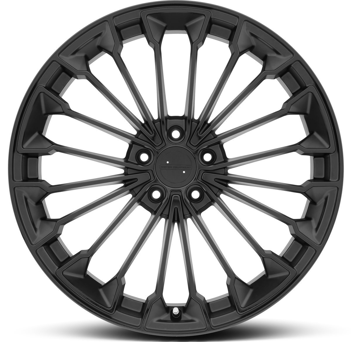 Victor Equipment WURTTEMBURG Matte Black W/ Gloss Black Face 21x10.5 +56 5x130mm 71.5mm - Wheelwiz