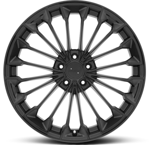 Victor Equipment WURTTEMBURG Matte Black W/ Gloss Black Face 21x10.5 +56 5x130mm 71.5mm - Wheelwiz