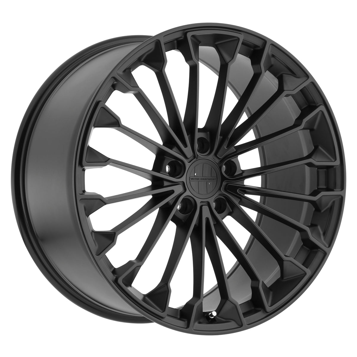 Victor Equipment WURTTEMBURG Matte Black W/ Gloss Black Face 21x10.5 +56 5x130mm 71.5mm - Wheelwiz