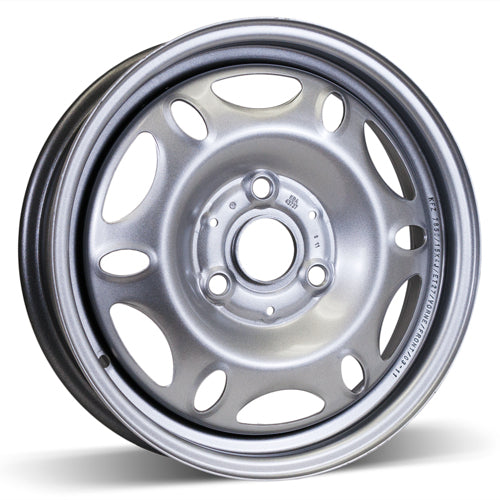 Steel Steel Silver 15x4 +27 3x112mm 57.1mm