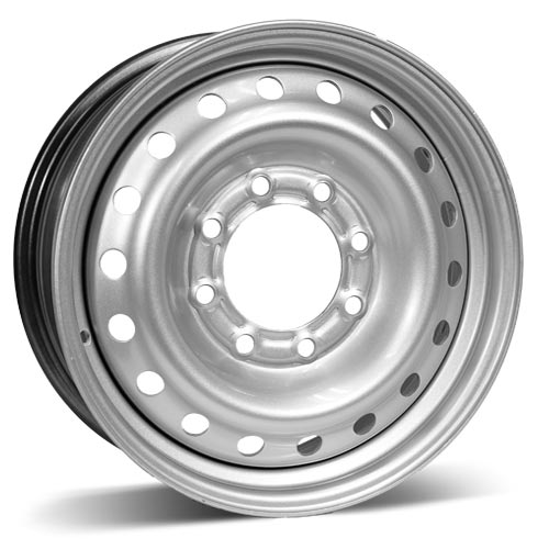 Steel Steel Silver 17x7 +45 8x165.1mm 121mm