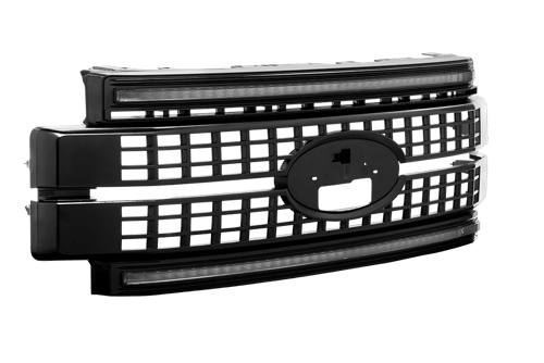 Morimoto FORD SD 17-19 GRILLE UNFINISHED WHT DRL - WheelWiz