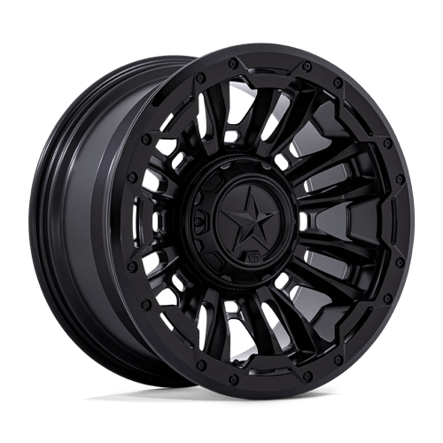 XD Series XD870 BOMBER Matte Black W/ G-blk Ring 20x9 +1 6x120|6x139.7mm 78.1mm - Wheelwiz