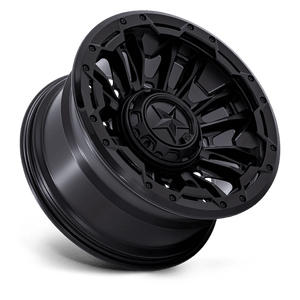XD Series XD870 BOMBER Matte Black W/ G-blk Ring 20x9 +1 8x180mm 124.2mm - Wheelwiz