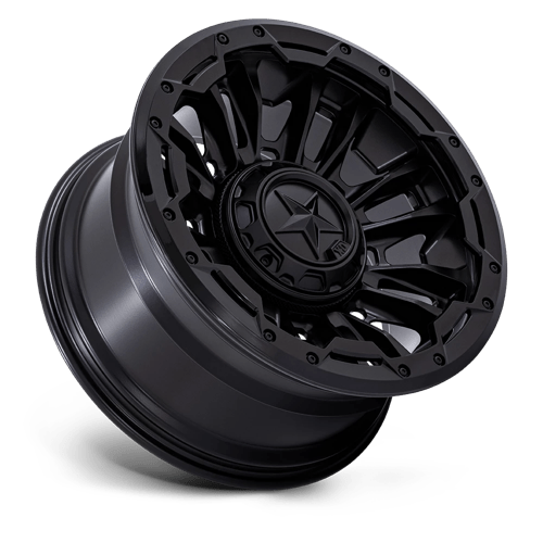 XD Series XD870 BOMBER Matte Black W/ G-blk Ring 20x9 +20 8x180mm 124.2mm