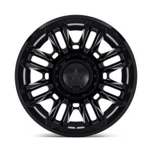 XD Series XD870 BOMBER Matte Black W/ G-blk Ring 20x10 -18 8x180mm 124.2mm - Wheelwiz