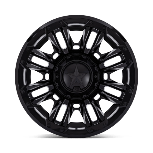 XD Series XD870 BOMBER Matte Black W/ G-blk Ring 20x9 +20 6x114.3|6x139.7mm 78.1mm - Wheelwiz