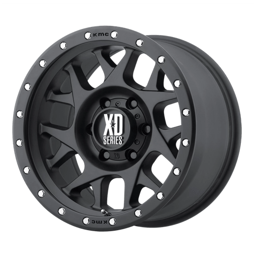 XD Series XD127 BULLY Satin Black With Reinforcing Ring 17x9 -12 5x127mm 78.1mm - Wheelwiz