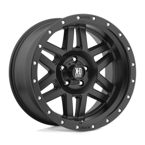 XD Series XD128 MACHETE Satin Black With Reinforcing Ring 17x9 +18 5x127mm 78.1mm - WheelWiz