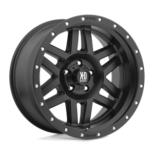 XD Series XD128 MACHETE Satin Black With Reinforcing Ring 17x9 +18 5x127mm 78.1mm - WheelWiz