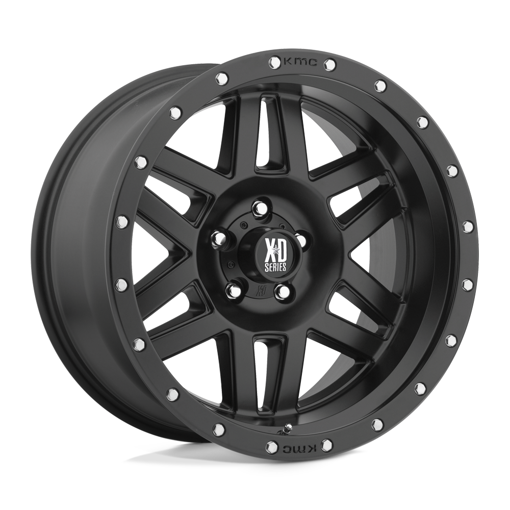 XD Series XD128 MACHETE Satin Black With Reinforcing Ring 17x8.5 00 5x150mm 110.1mm - WheelWiz