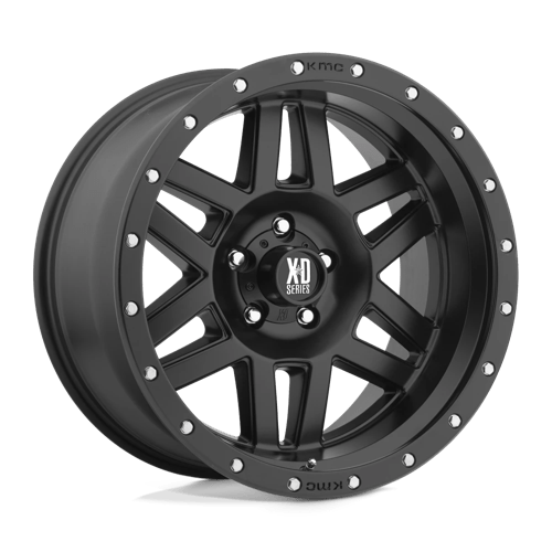 XD Series XD128 MACHETE Satin Black 17x8 +20 6x139.7mm 106.1mm
