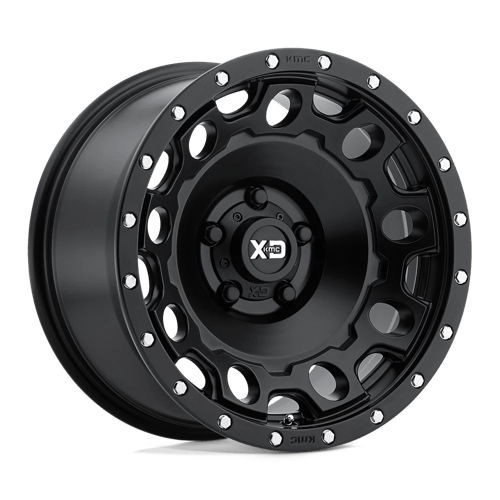 XD Series XD129 HOLESHOT Satin Black 17x8.5 +34 5x114.3mm 72.6mm - Wheelwiz