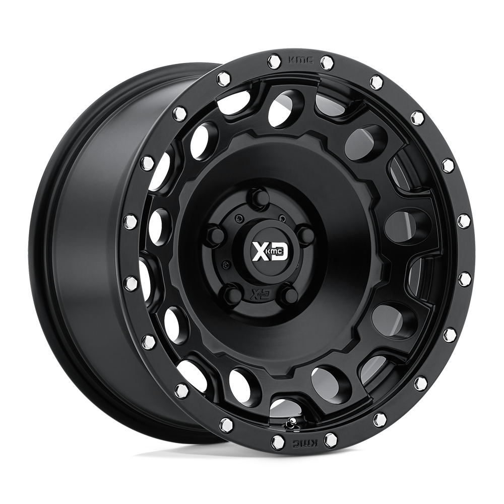 XD Series XD129 HOLESHOT Satin Black 17x9 -12 8x170mm 125.1mm - WheelWiz