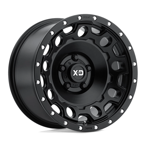XD Series XD129 HOLESHOT Satin Black 17x8.5 +34 5x127mm 71.5mm - Wheelwiz