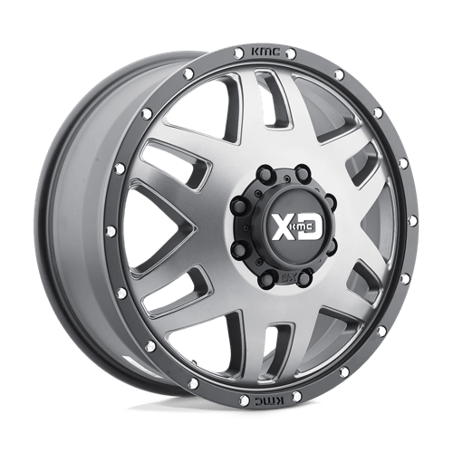 XD Series XD130 MACHETE DUALLY Matte Gray Black Ring 20x7.5 +142 8x210mm 154.3mm - WheelWiz