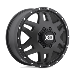 XD Series XD130 MACHETE DUALLY Satin Black 17x6.5 -155 8x200mm 142mm - Wheelwiz