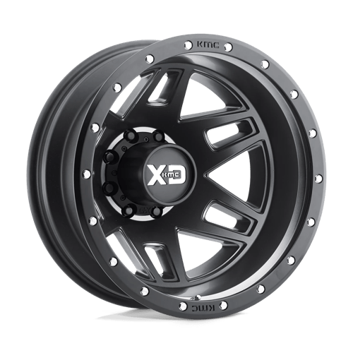 XD Series XD130 MACHETE DUALLY Satin Black 17x6.5 -155 8x165.1mm 125.1mm - Wheelwiz