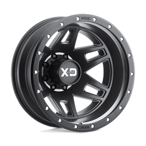 XD Series XD130 MACHETE DUALLY Satin Black 17x6.5 -155 8x200mm 142mm - Wheelwiz