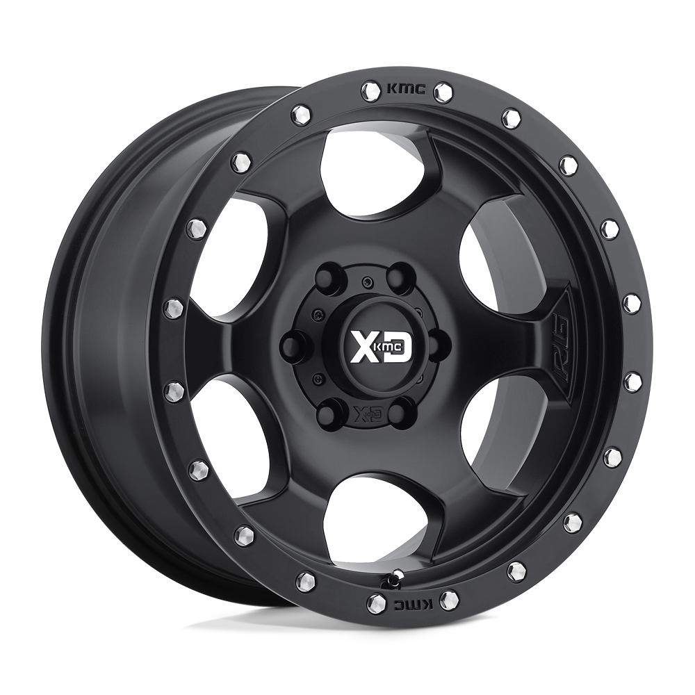 XD Series XD131 RG1 Satin Black With Reinforcing Ring 17x8.5 +25 5x127mm 78.1mm - WheelWiz