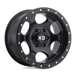 XD Series XD131 RG1 Satin Black With Reinforcing Ring 17x8 00 8x180mm 124.2mm - WheelWiz