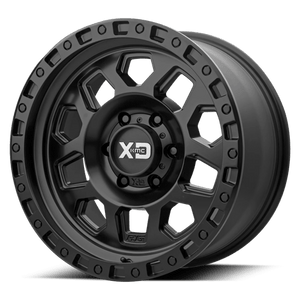 XD Series XD132 RG2 Satin Black 17x9 -12 8x180mm 124.2mm - WheelWiz