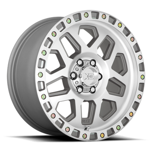 XD Series XD132 RG2 Machined 17x8 +25 6x139.7mm 106.1mm - WheelWiz