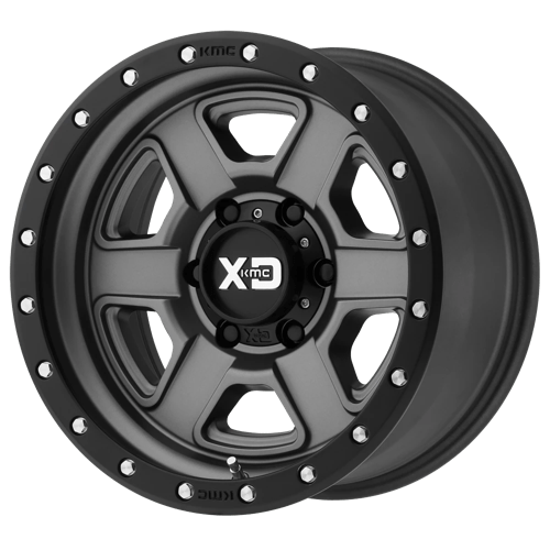 XD Series XD133 FUSION OFF-ROAD Satin Gray W/ S-blk Lip 18x9 0 5x127mm 72.6mm - Wheelwiz