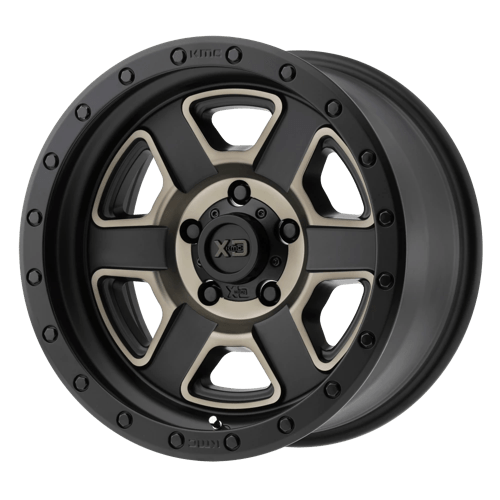 XD Series XD133 FUSION OFF-ROAD Satin Black Mach W/ Dark Tint 18x9 0 8x165.1mm 125.1mm - Wheelwiz