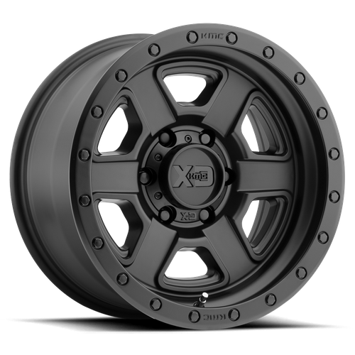XD Series XD133 FUSION OFF-ROAD Satin Black 17x9 -12 5x127mm 72.6mm