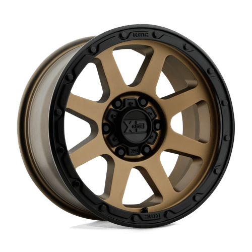 XD Series XD134 ADDICT 2 Matte Bronze Matte Black Lip 18x8.5 00 5x150mm 110.1mm - WheelWiz