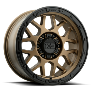 XD Series XD135 GRENADE OR Matte Bronze Matte Black Lip 17x8.5 00 6x135mm 87.1mm - WheelWiz