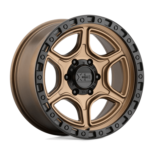 XD Series XD139 PORTAL Satin Bronze W/ Satin Black Lp 18x8.5 +18 6x139.7mm 106.1mm - Wheelwiz