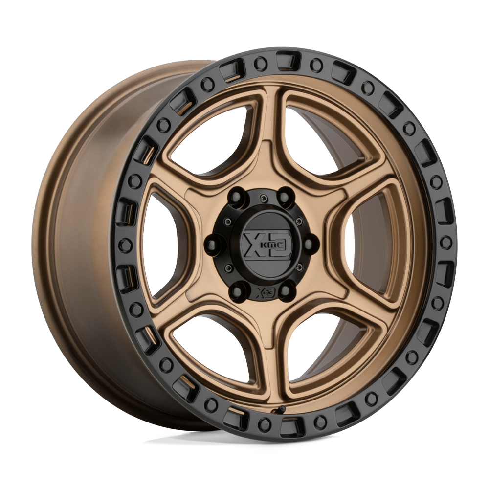 XD Series XD139 PORTAL Satin Bronze Satin Black Lip 16x8 -6 6x139.7mm 106.1mm - WheelWiz