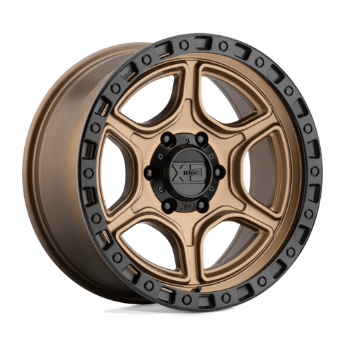 XD Series XD139 PORTAL Satin Bronze Satin Black Lip 18x8.5 +18 5x150mm 110.1mm - WheelWiz