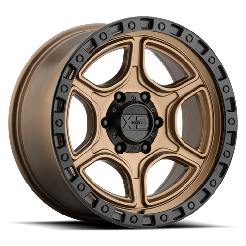 XD Series XD139 PORTAL Satin Bronze W/ Satin Black Lp 18x8.5 0 6x139.7mm 106.1mm