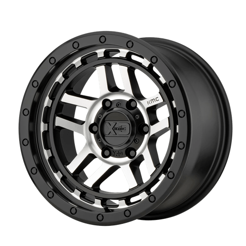 XD Series XD140 RECON Satin Black Machined 18x8.5 0 6x139.7mm 106.1mm - Wheelwiz